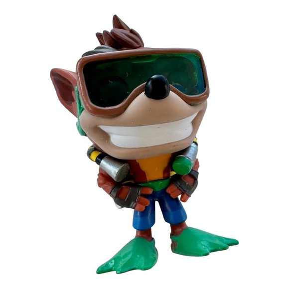 Funko Pop! Games Crash Bandicoot With Scuba Gear Vinyl Figure - Picture 2 of 7